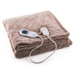 Klarstein Heizdecke Dr. Watson XXL Beige, 200 X 180cm, Abschaltautomatik