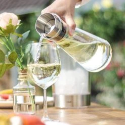 Emsa Karaffe Flow Slim Carafe 515675, Mit Deckel, 1 Liter -Einhell Verkaufsshop 427ae462166dcbc4812e8107d6cceef42c3b5aa3 karaffe emsa flow slim carafe 515675