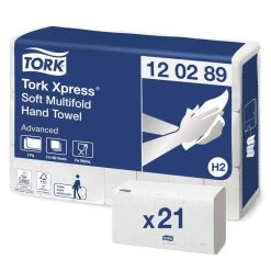 Tork 120289 Advanced 2-lagig Interfold 21x26 Weiß