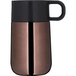 WMF Isolierbecher Impulse Travel Mug, 300 Ml, Hält 6h Warm, Edelstahl Doppelwandig, Kupfer