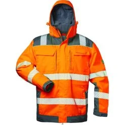 Elysee Arbeitsjacke NIKLAS 2-in-1, 23439-2, Warnschutzjacke, Signalorange, Wasserdicht, Gr. L