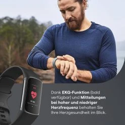 Fitbit Fitness-Tracker Charge 5 Schwarz, Puls-, SpO2-, EKG-Messung, GPS, OLED, Wasserdicht -Einhell Verkaufsshop 4b143041b69cc463e4ac5937e6923de6ea0ce8a3 fitness tracker fitbit charge 5 schwarz