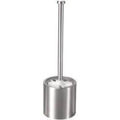 Axentia WC-Bürste Silber, Bürstenhalter Aus Edelstahl