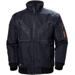 Helly Hansen Helly-Hansen Arbeitsjacke Bergholm, 76211, Winterjacke, Blau, Winddicht, Größe 3XL