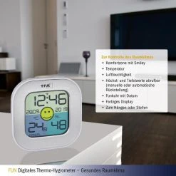 TFA Thermo-Hygrometer 30.5050.54 Innen, Digital, Silber -Einhell Verkaufsshop 4cea9bc00846a89ab8b8f39ff64a21273e3b15a6 thermo hygrometer tfa 30.5050.54 innen