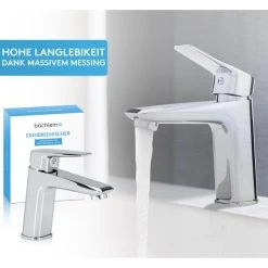 Bächlein Waschtischarmatur Rund, Chrom, Hochdruck -Einhell Verkaufsshop 4ecd9075495fdc65e8b481230c727cf8bbada983 waschtischarmatur baechlein rund chrom