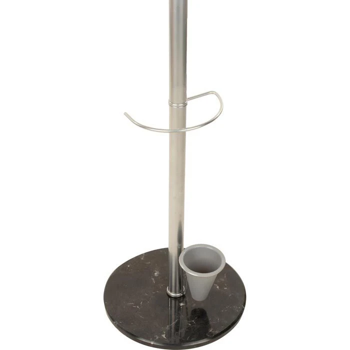 Alco Garderobenständer 2802, Mit 8 Haken, Metall, Silber 4 Alco Garderobenständer 2802, Mit 8 Haken, Metall, Silber – Bild 4