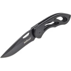 Wolfcraft Klappmesser 4288000, Klingenlänge 7cm, Aluminium, Schwarz