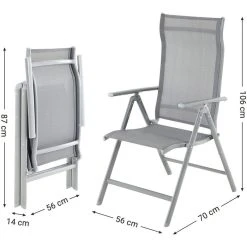 Songmics Gartenstuhl GCB02GY, Kunststoff, Hochlehner, Verstellbar, Grau, Klappbar 9 Songmics Gartenstuhl GCB02GY, Kunststoff, Hochlehner, Verstellbar, Grau, Klappbar -Einhell Verkaufsshop 50e8bc4c00a432b3995e84cc1b584d995e8e5ff3 gartenstuhl songmics gcb02gy kunststoff