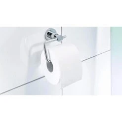 Tesa Toilettenpapierspender Loxx, 40272, Ohne Bohren, Metall, Für 1 Kleinrolle, Silber -Einhell Verkaufsshop 51386cf228254cd85890a5fbd978d18351819867 toilettenpapierspender tesa loxx 40272
