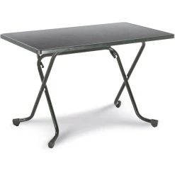 BEST Gartentisch Primo, Kunststoff, Anthrazit, 110 X 70 X 70 Cm, Klappbar