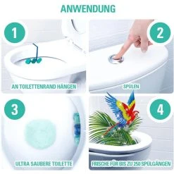 Cillit Bang Cillit-Bang WC-Duftspüler 6 In 1 Türkisspüler, Tropical Lagune, Im Korb, 2 Stück -Einhell Verkaufsshop 54c9198417d72297d135c60d4b3e642c455c4f47 wc duftspueler cillit bang 6 in 1 tuerkisspueler