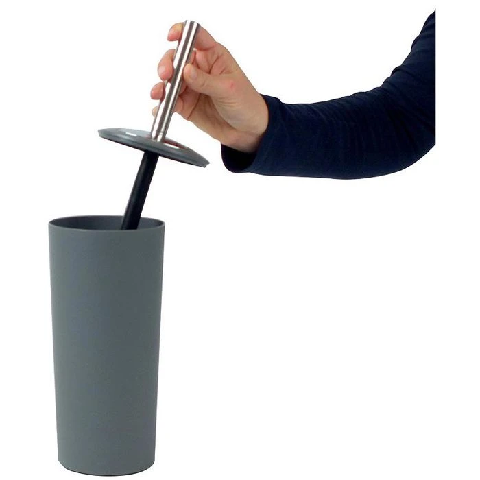 Kela WC-Bürste Marta, Grau, Bürstenhalter Aus Kunststoff 3 Kela WC-Bürste Marta, Grau, Bürstenhalter Aus Kunststoff – Bild 3