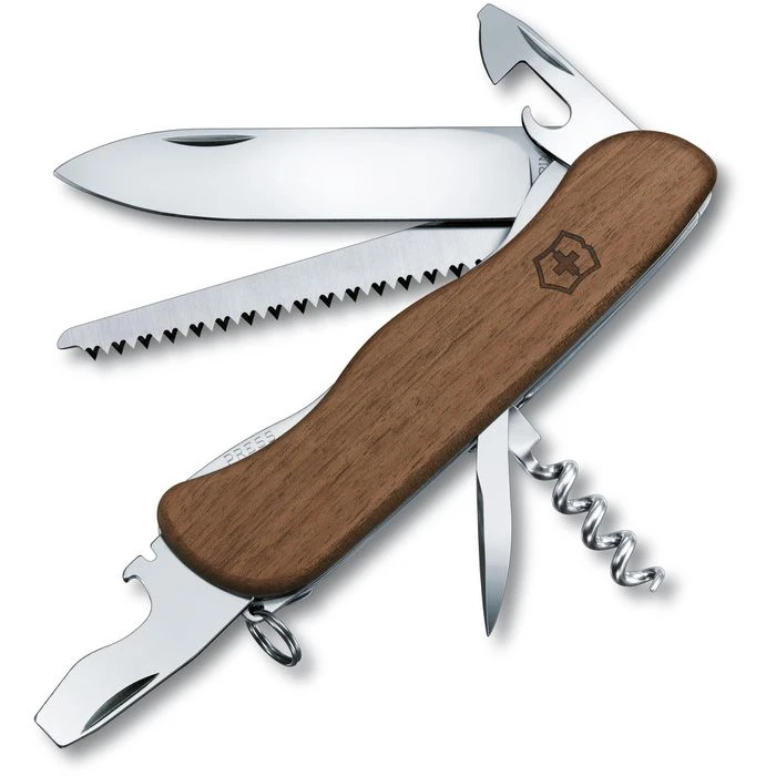 Victorinox Taschenmesser Forester Wood 0.8361.63, Nussbaum, 10 Funktionen 1 Victorinox Taschenmesser Forester Wood 0.8361.63, Nussbaum, 10 Funktionen