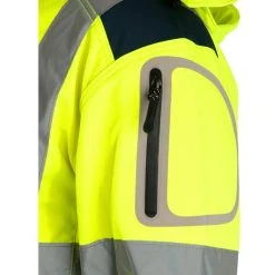 TRIUSO Arbeitsjacke Softshelljacke, VW177YXL, Warnschutzjacke, Signalgelb, Wasserdicht, Größe XL -Einhell Verkaufsshop 565c5f6044d0527da2f3d9e23865e3067accee16 arbeitsjacke triuso softshelljacke vw177yxl