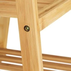 Relaxdays Garderobenständer 10020270, Mit 2 Ablagen, Bambus, Natur -Einhell Verkaufsshop 5709b0ad5d4a934202d95e8848ef3355632590f1 garderobenstaender relaxdays 10020270