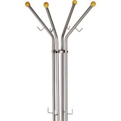 Alco Garderobenständer 2800, Mit 12 Haken, Metall, Silber -Einhell Verkaufsshop 57f0467ebae9255f8367d09b0700250e4f8cc60a garderobenstaender alco 2800