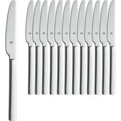 BSF Menümesser Cult 02172-804, Edelstahl, Monoblock, Silber Poliert, Set 12 Stück