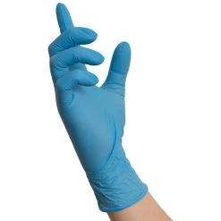NITRAS Einmalhandschuhe Blue Wave Nitril, Puderfrei, Blau, 100 Stück, Größe M -Einhell Verkaufsshop 58640f9f279c29e2a72d65ccdaeeb6f6cdaaf0eb einmalhandschuhe nitras blue wave nitril
