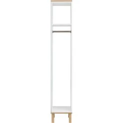 Schildmeyer Garderobenständer Padua 142314, Mit Spiegel Und Hutablage, Holz, Weiß / Eiche -Einhell Verkaufsshop 5a90f7dec89d628a54a91a482189b04fa58d2ae8 garderobenstaender schildmeyer padua 142314