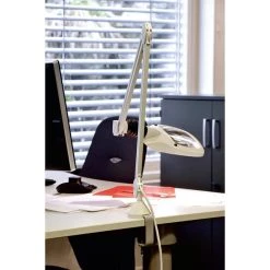 Luxo Lupenleuchte Wave LED, Lichtgrau, 5 Dioptrien, Linse 175 X 108 Mm, Dimmbar -Einhell Verkaufsshop 5b717c04c6c91fbcff2480713ca9213a1eb471f3 lupenleuchte luxo wave led lichtgrau