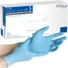 MaiMed Einmalhandschuhe Solution Nitril, Puderfrei, Blau, 100 Stück, Gr. L