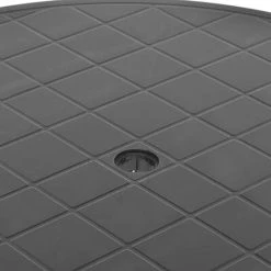 VidaXL Gartentisch 48807, Kunststoff, Anthrazit, Ø 89 X 72 Cm -Einhell Verkaufsshop 5e810f8b7d5aa2d0e2ae28af7666600ec6b439cc gartentisch vidaxl 48807 kunststoff