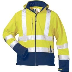 Elysee Arbeitsjacke LIAM Softshelljacke, 22732-2, Warnschutzjacke, Signalgelb, Wasserdicht, Größe L
