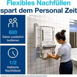 Tork Papierhandtücher PeakServe Endlos 100585 H5, 1-lagig, Interfold-Falz, 20,1 X 22,5cm, 4920 Stück -Einhell Verkaufsshop 5ef08f3cf8fbf940bb562c0183f0bd069b6017df papierhandtuecher tork peakserve endlos 100585 h5