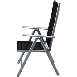 CASARIA Gartenstuhl Bern 105653, Kunststoff, Hochlehner,verstellbar,schwarz,klappbar,2 Stück -Einhell Verkaufsshop 5fa00567abf95f977b21ed5c0a8be507b8c18925 gartenstuhl casaria bern 105653 kunststoff