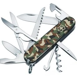 Victorinox Taschenmesser Huntsman 1.3713.94, Camouflage, 15 Funktionen