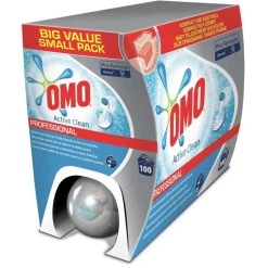 Omo Waschmittel Professional Active Clean, Pro Formula, Vollwaschmittel, Flüssig, 7,5L, 100WL