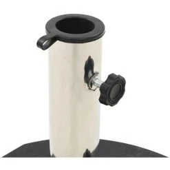 VidaXL Sonnenschirmständer 45064, Granit, 30 Kg, Schwarz, Rund, Mit Griff Und Rollen -Einhell Verkaufsshop 659e75aa646d2ce18ac094f660485022e66adb52 sonnenschirmstaender vidaxl 45064 granit