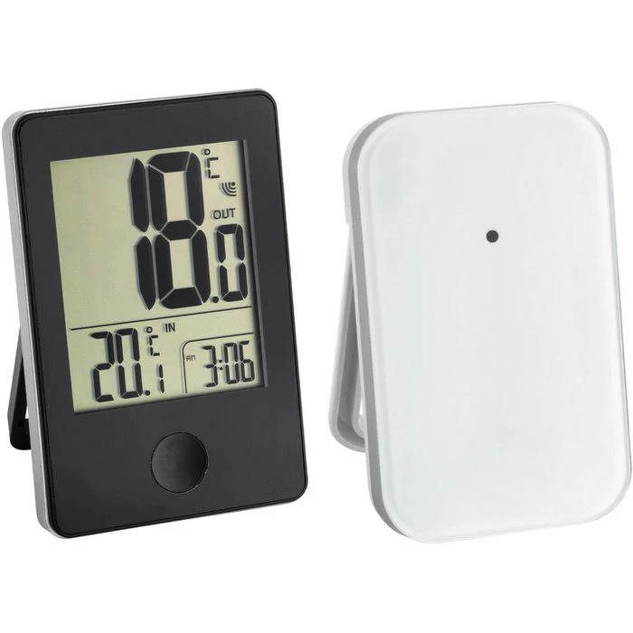 TFA Thermometer 30.3051.01 POP Innen/außen, Digital, Inkl. Funk-Sensor, Schwarz 1 TFA Thermometer 30.3051.01 POP Innen/außen, Digital, Inkl. Funk-Sensor, Schwarz