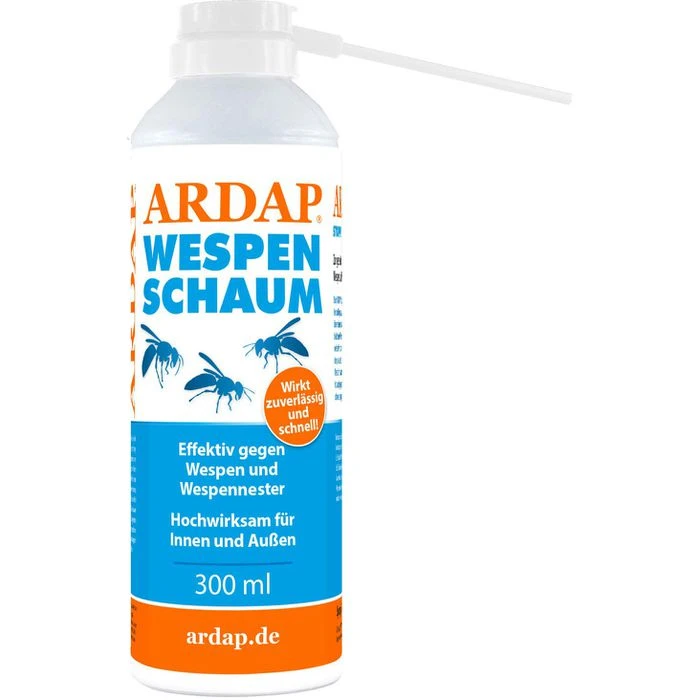 ARDAP Insektenspray Wespenschaum, Wirkt Gegen Wespen & Wespennester, 300ml 1 ARDAP Insektenspray Wespenschaum, Wirkt Gegen Wespen & Wespennester, 300ml