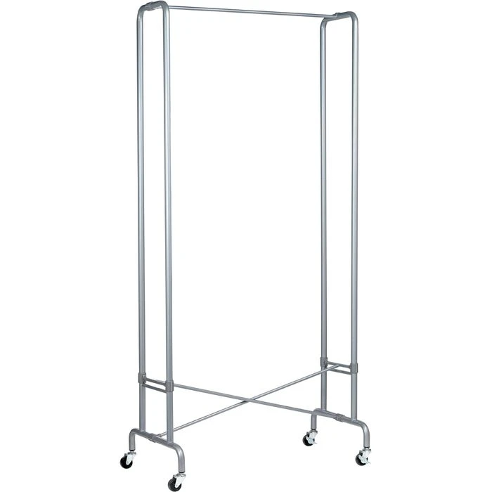 Unilux Garderobenständer Foldy, 400050665, Mit Rollen, Faltbar, Metall, Silber 1 Unilux Garderobenständer Foldy, 400050665, Mit Rollen, Faltbar, Metall, Silber