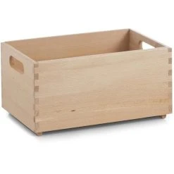 Zeller Holzkiste 13306, Buche Lackiert, Braun, 30 X 20 X 15cm
