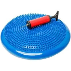 ActiveVikings Balancekissen Air Pad, Ø 33cm, Blau, Orthopädisches Ballsitzkissen