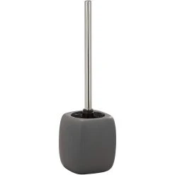 Wenko WC-Bürste Faro Grey, Grau, Bürstenhalter Aus Keramik