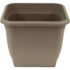 Greemotion Pflanztopf Pia 25 Ltr., Taupe, 40 X 40 Cm, Quadratisch, Kunststoff