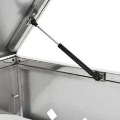 VidaXL Mülltonnenbox 145381, Bis 240 Liter, Für 3 Mülltonnen, Abschließbar, Silber, Edelstahl -Einhell Verkaufsshop 708ca083f5191e0687c42a8b0f195a463b559d00 muelltonnenbox vidaxl 145381 bis 240 liter