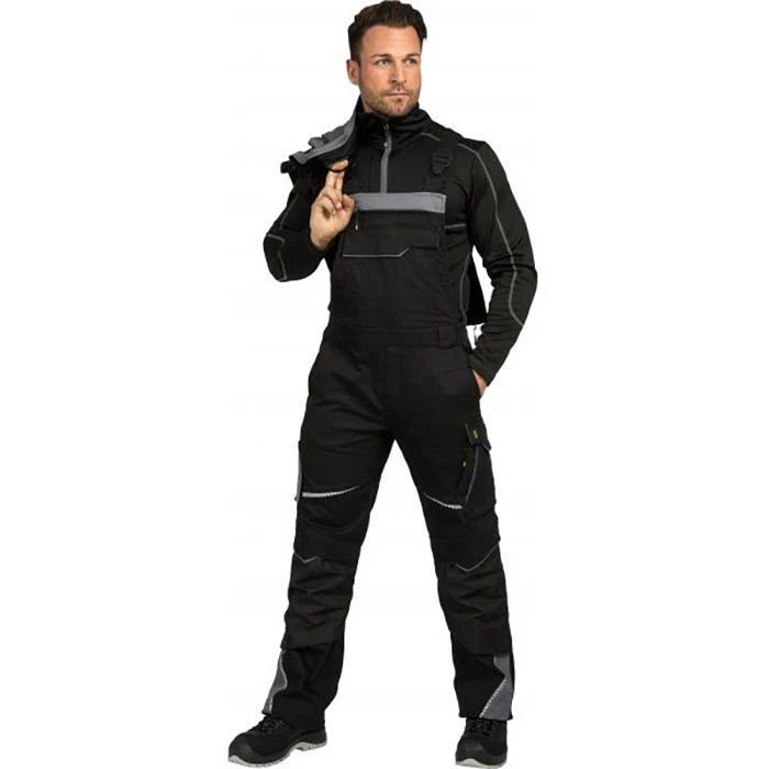 Leibwächter Arbeitshose Flex-Line Herren, Latzhose, Schwarz-grau, Größe 58 8 Leibwächter Arbeitshose Flex-Line Herren, Latzhose, Schwarz-grau, Größe 58 – Bild 8
