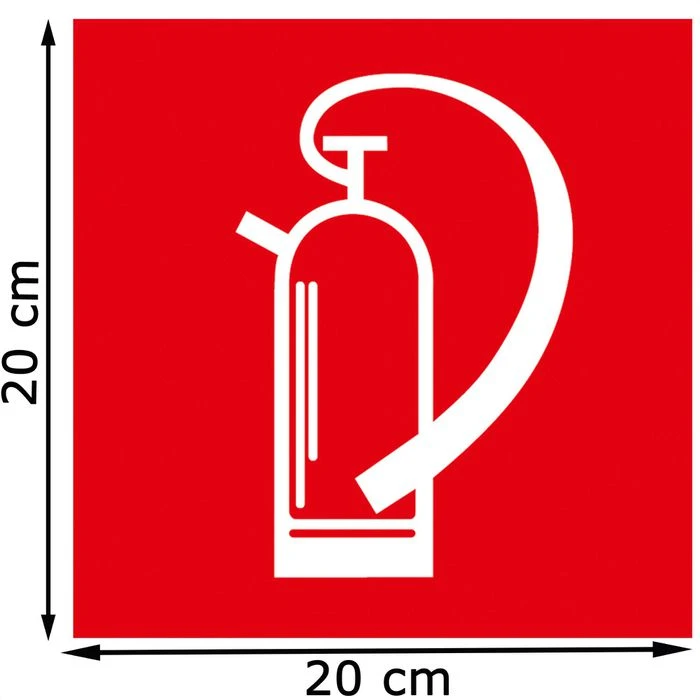 Abtec Hinweisschild BGV A8 F05 Kunststoff, 20 X 20 Cm, Nachleuchtend, Feuerlöscher 3 Abtec Hinweisschild BGV A8 F05 Kunststoff, 20 X 20 Cm, Nachleuchtend, Feuerlöscher – Bild 3