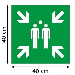 Abtec Hinweisschild ISO 7010 E007, Aluminium, 40 X 40 Cm, Rettungszeichen, Sammelstelle -Einhell Verkaufsshop 73cc2b472ea16853bb7c1c912b55b52ae4d5f6a5 hinweisschild abtec iso 7010 e007 aluminium