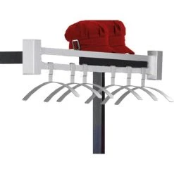 Kerkmann Garderobenständer Montana, 6553, Mit Hutablage, Metall, Schwarz / Silber -Einhell Verkaufsshop 742d19abe46d70860faaa9476e3c4278bcdcf06d garderobenstaender kerkmann montana 6553