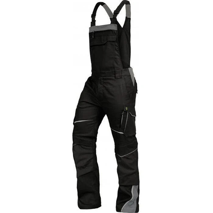 Leibwächter Arbeitshose Flex-Line Herren, Latzhose, Schwarz-grau, Größe 58 1 Leibwächter Arbeitshose Flex-Line Herren, Latzhose, Schwarz-grau, Größe 58