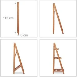 Relaxdays Blumentreppe 10020745, Braun, Klappbar, Holz, 41 X 40 X 107,5 Cm -Einhell Verkaufsshop 7641a2993a79702294b1d6624da12d8ab3e08ccd blumenstaender relaxdays 10020745 braun