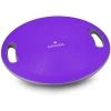Navaris Balance-Board Therapiekreisel, Ø 40cm, Lila, Mit Griffen