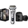 Braun Rasierer Series 9, 9390cc, Wet & Dry, Silber, Für Männer, Nass- Und Trockenrasierer, Trimmer