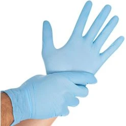 Franz Mensch Franz-Mensch Einmalhandschuhe Safe Light, 2705, Nitril, Puderfrei, Blau, 100 Stück, Größe M -Einhell Verkaufsshop 78a8dcd3dd4237529c51324ba33be70ea551d6c7 einmalhandschuhe franz mensch safe light 2705